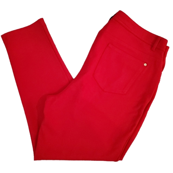 Chico's Pants - Chico's SO SLIMMING Ankle Pants Red SZ 3 Medium NWOT